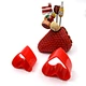 heart shaped cookie cutter nearby